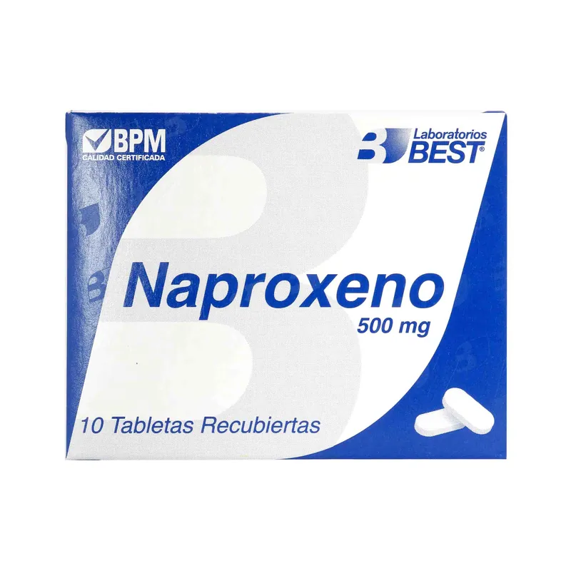 Naproxeno 500 mg 10 tabletas