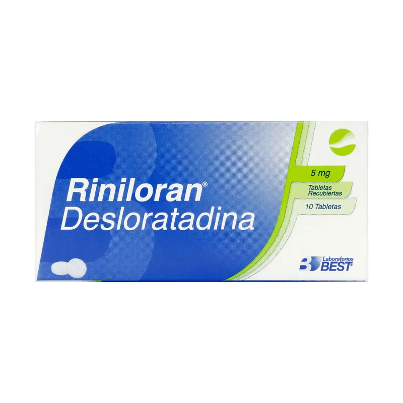 Riniloran 5 mg 10 tabletas
