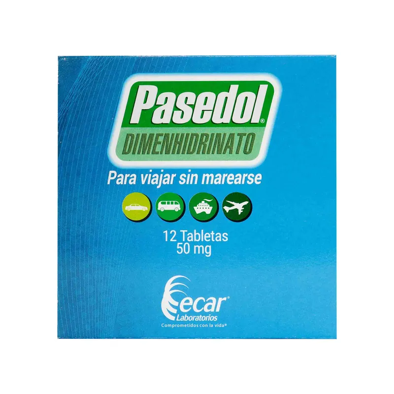 Pasedol 50 mg 12 tabletas