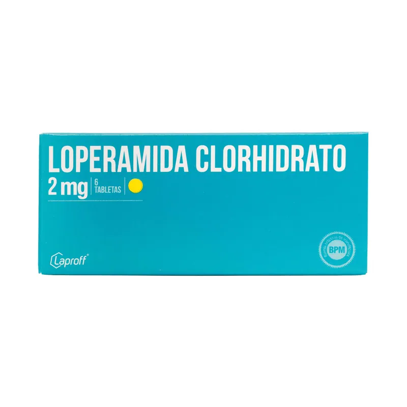 Loperamida 2 mg 6 tabletas LP
