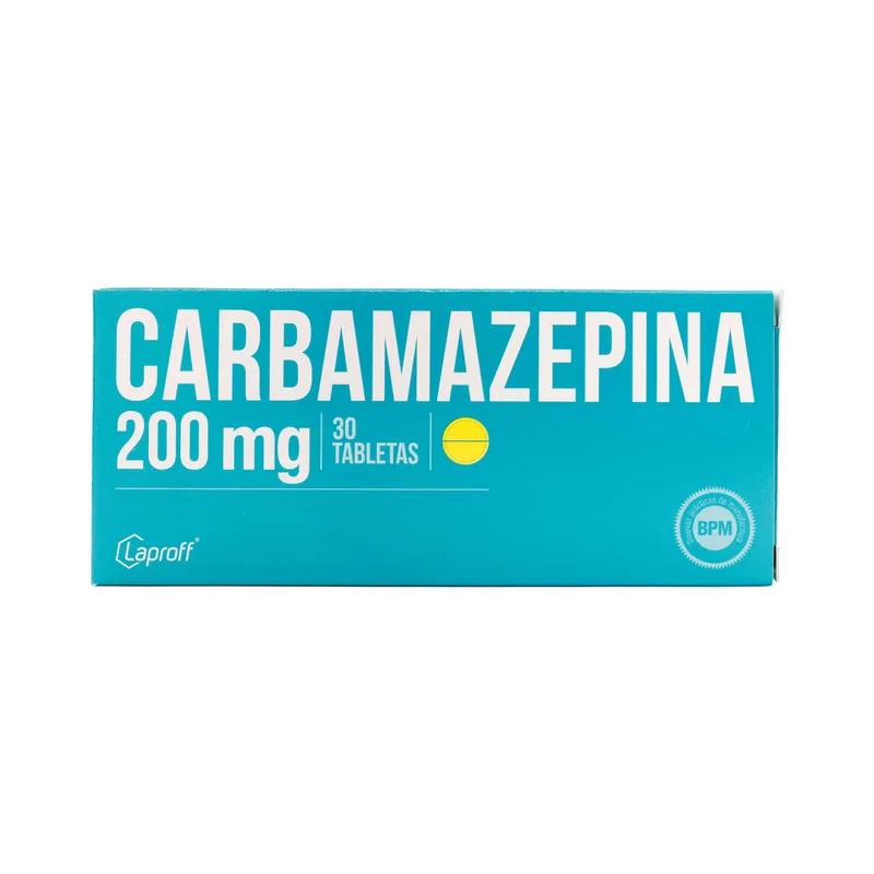 Carbamazepina 200 mg 30 tabletas M(4380)