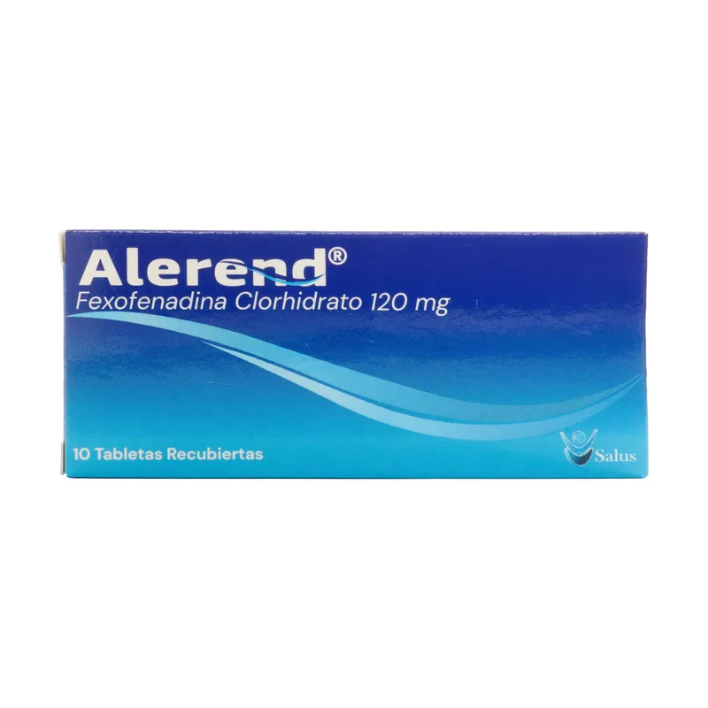 Alerend (fexofenadina ) 120 mg 10 tabletas