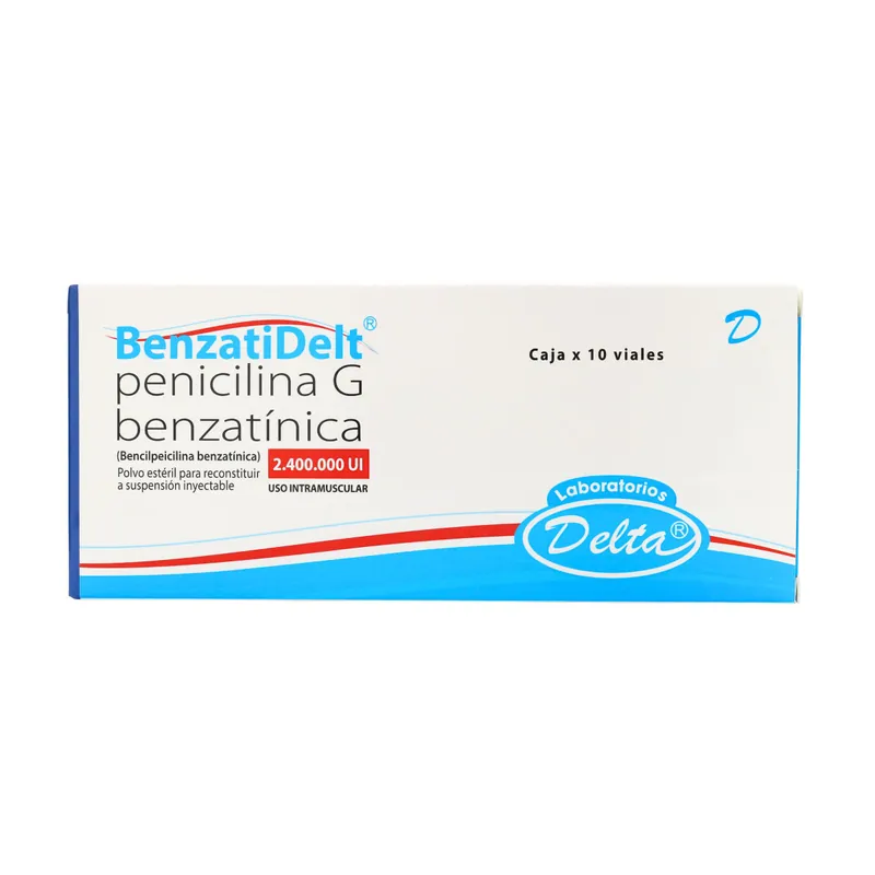 Benzatidelt 2.400.000 UI 10 Viales