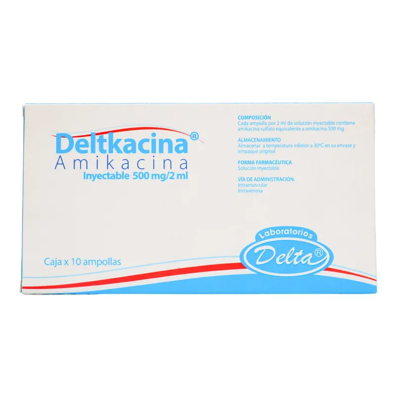 Deltkacina 500 Mg/2m 10 ampolla