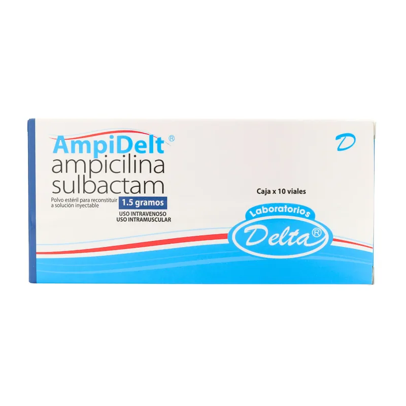 Ampidelt 1 g/0.5 g 10 Viales