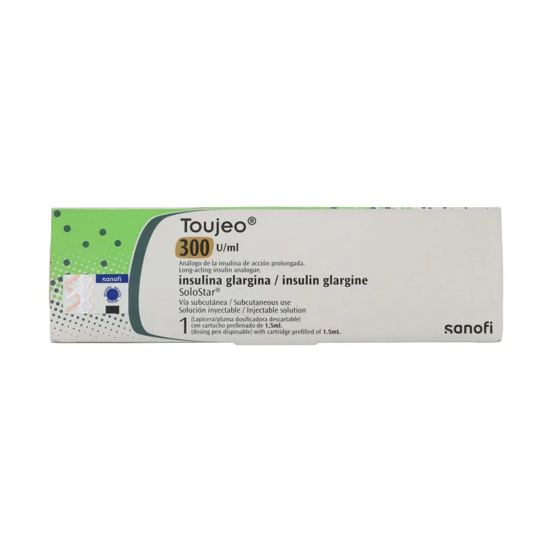 Toujeo 300 UI Iny 1un