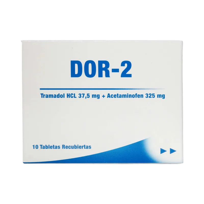 Dor-2 325 mg / 37.5 mg 10 tabletas