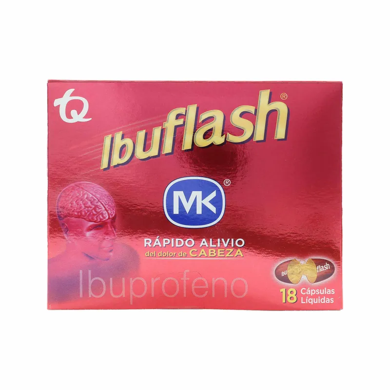 Ibuflash 400 mg 18 cápsulas