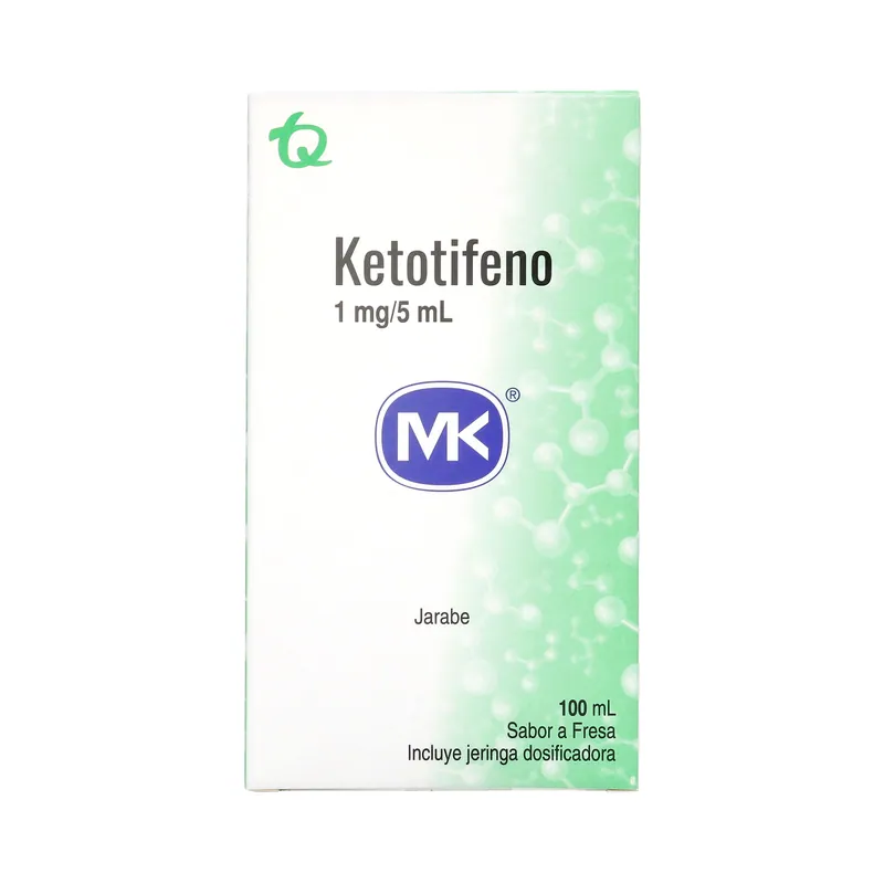 Ketotifeno 0.02% jarabe 100 mL MK