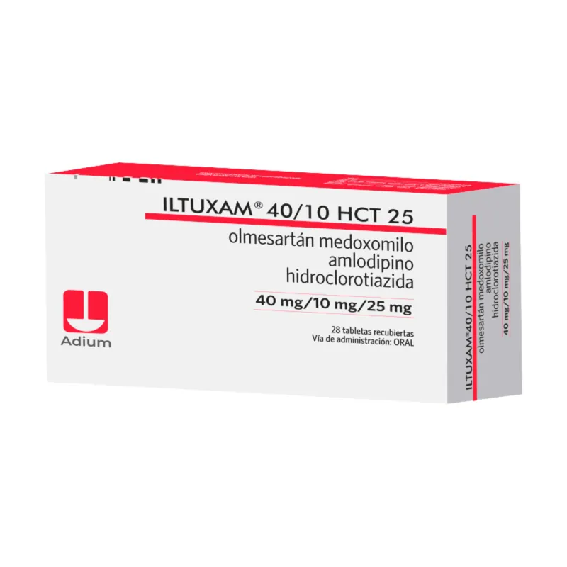 Iltuxam 40/10 HCT 25 mg 28 tabletas