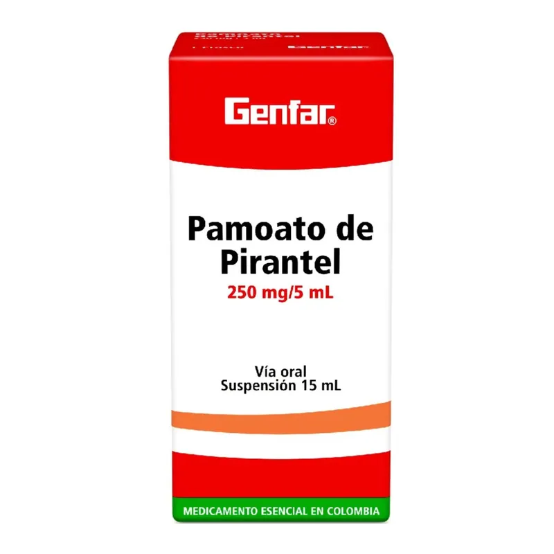 Pamoato Pirantel suspensión 15 mL GF