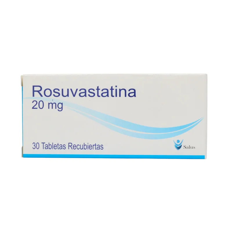 Rosuvastatina 20 mg 30 tabletas