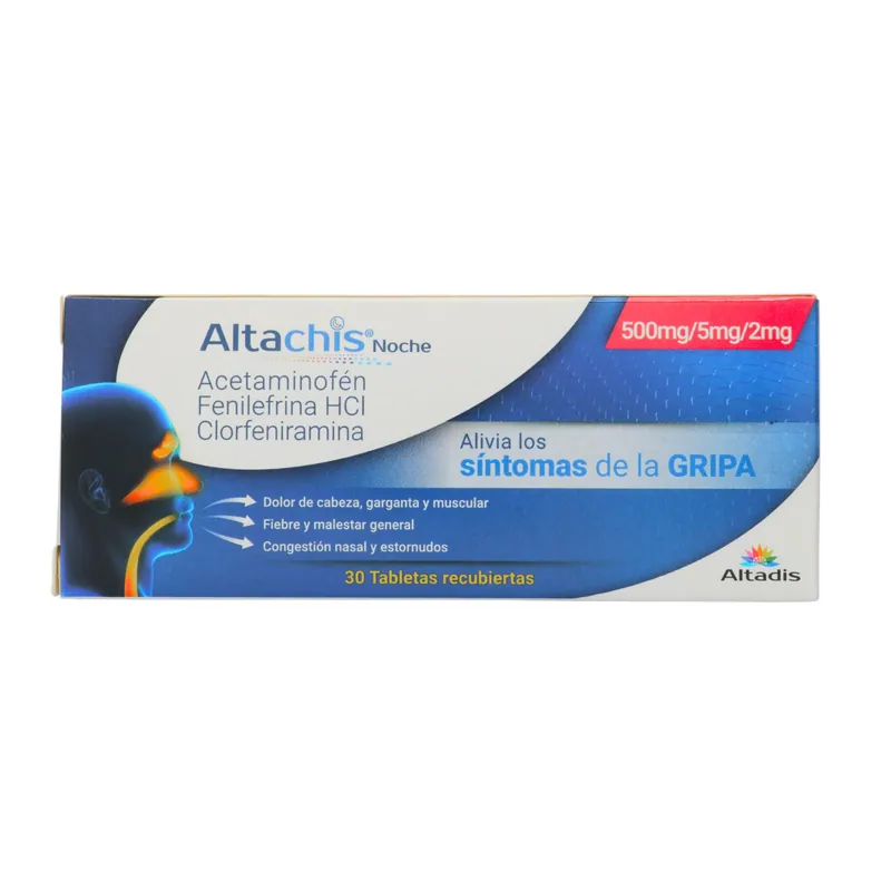 Altachis Noche 500 mg/5 mg/2 mg 30 tabletas