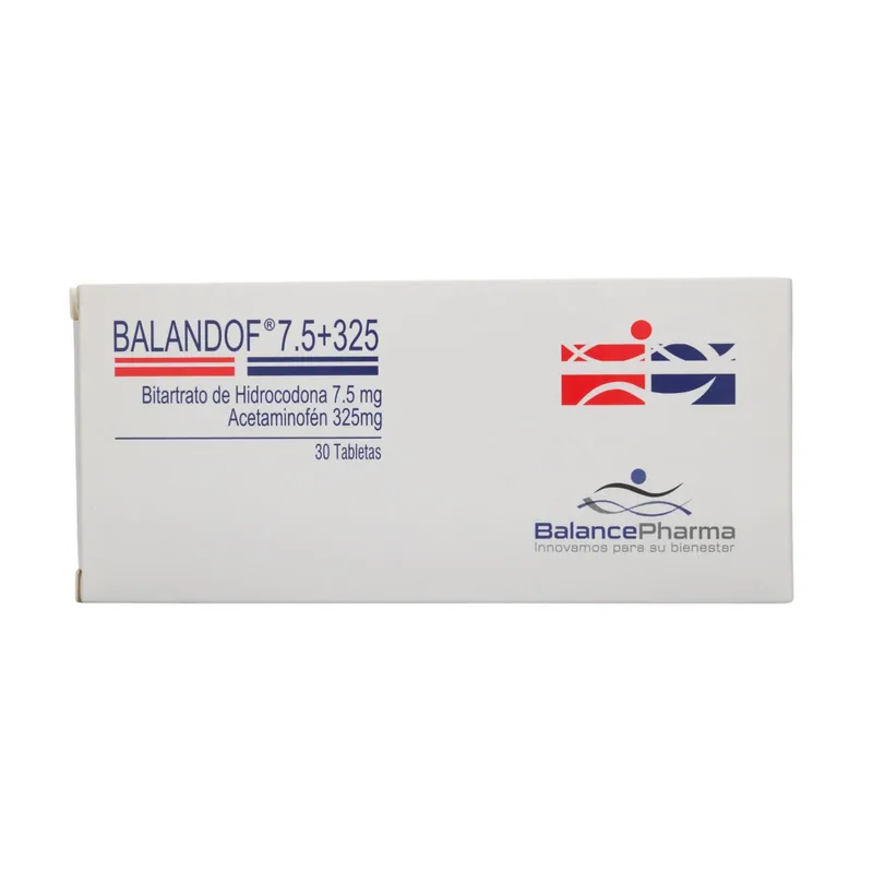 Balandof 7.5 mg/325 mg 30 tabletas