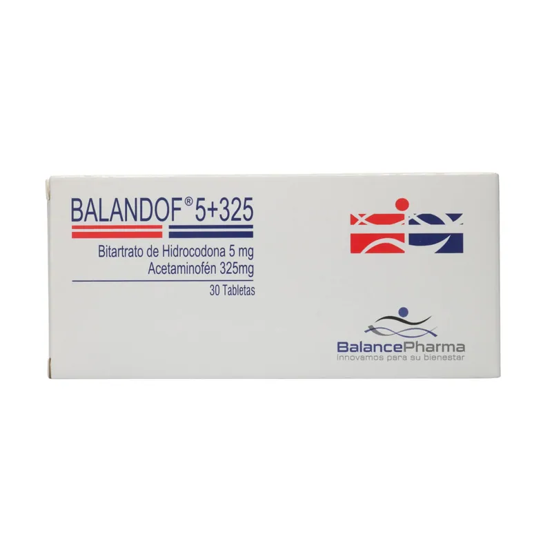 Balandof 5 - 325 mg 30 tabletas