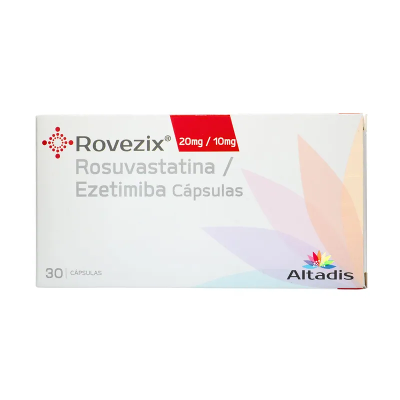 Rovezix 20 mg/10 mg 30 cápsulas