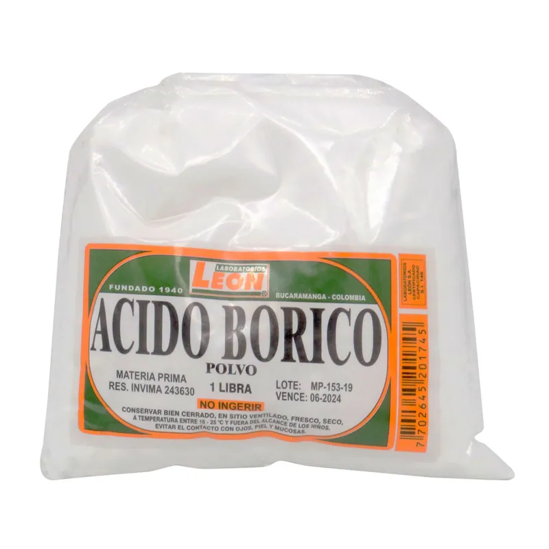 Ácido bórico 500 g Leon