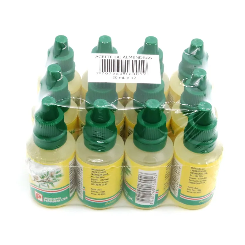 Aceite Almendras 20 mL 12 unidades Promegan