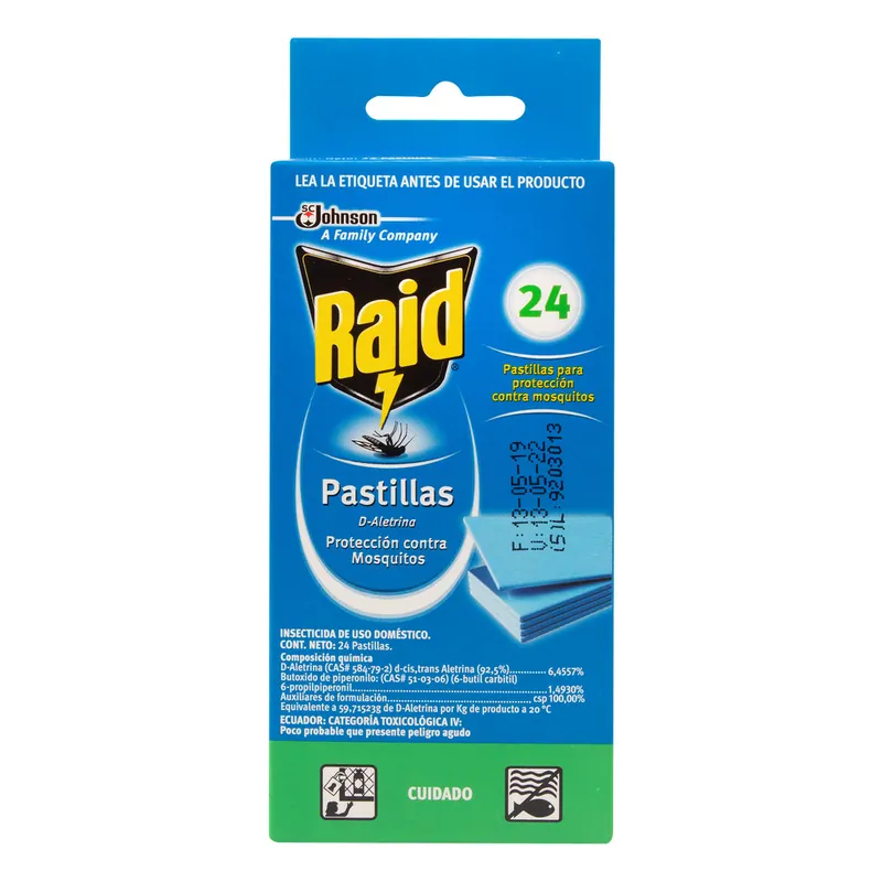 Raid Pastillas Est 24 unidades