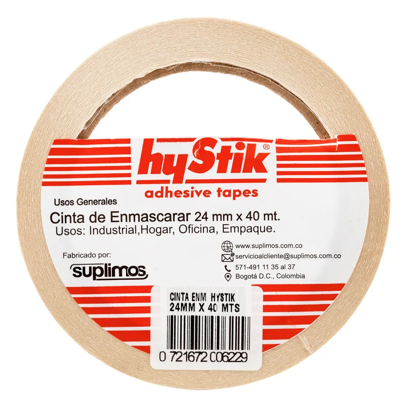 Cinta Enmasc Hystik 24 Mm 1p 40 Mts