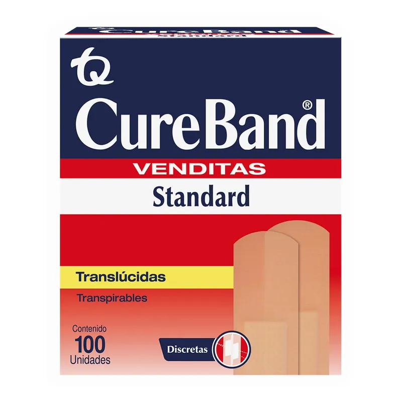 Curas Cure Band Super Venditas 100 unidades