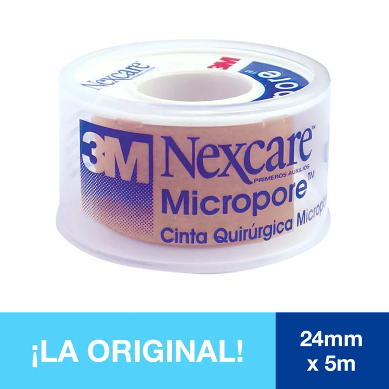 Micropore Piel 24x5 (1x5) Dispensador 3m