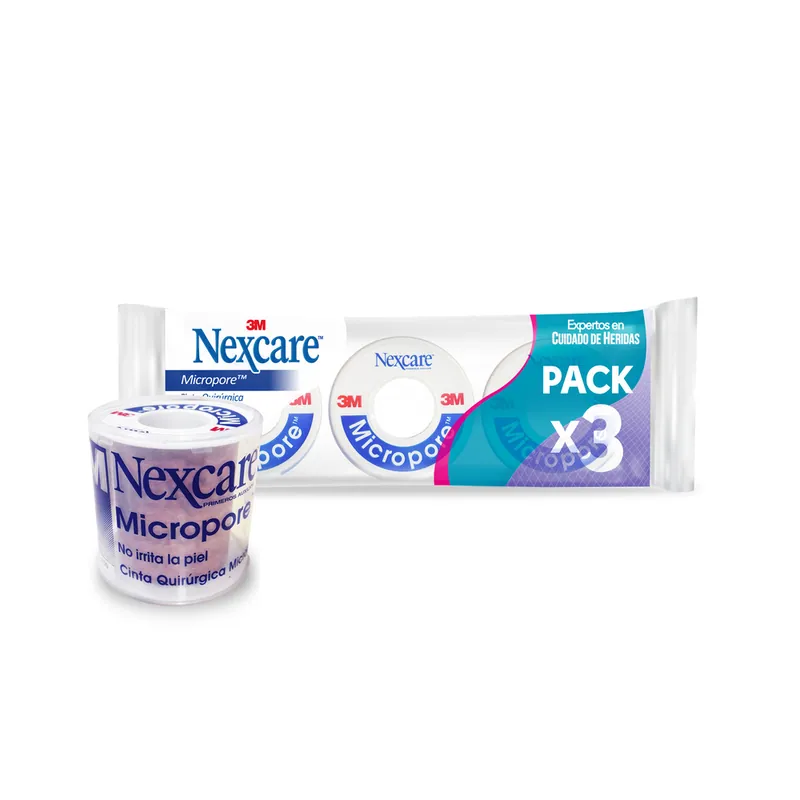 Micropore Piel 48x5 Dispen Pack 3 unidades 3m