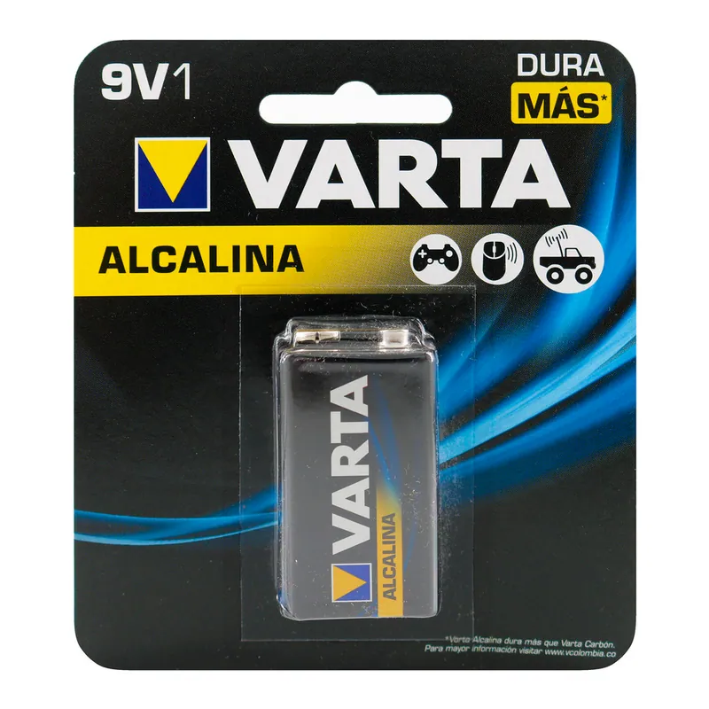 Pila Varta Alkalina Cuadrada