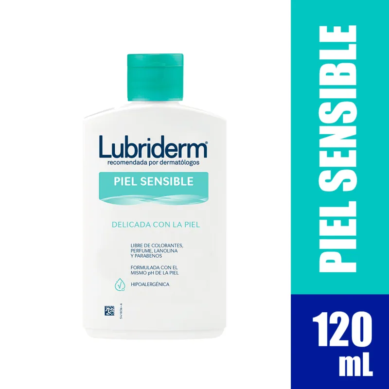 Lubriderm Humect Delicada Pie Sen 120 mL