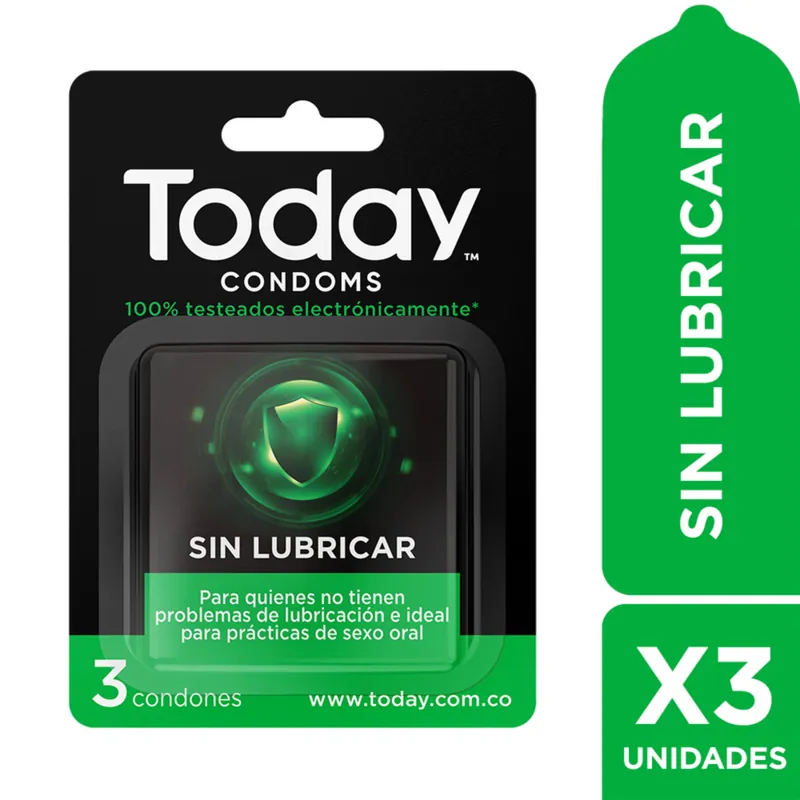 Preservat Today sin Lubricante 3 unidades
