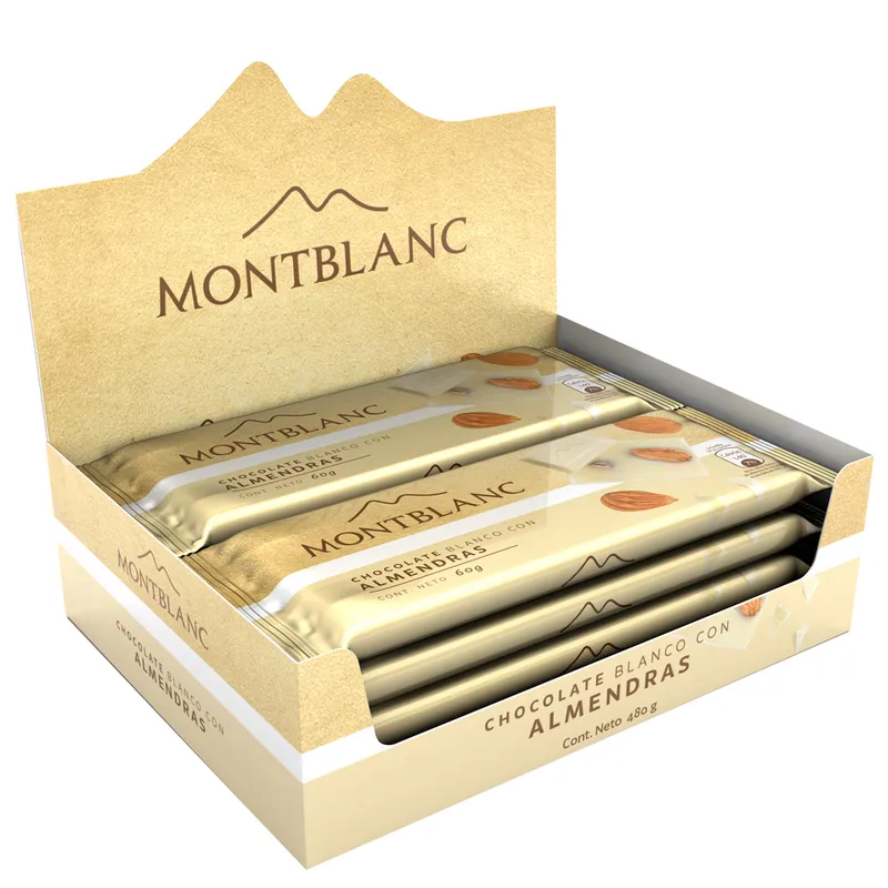 Chocolatina Jet Mont Blanc 8 unidades