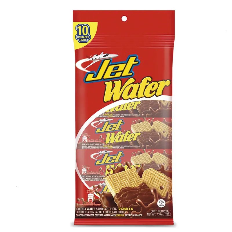 Galletas Wafer Jet 10 unidades