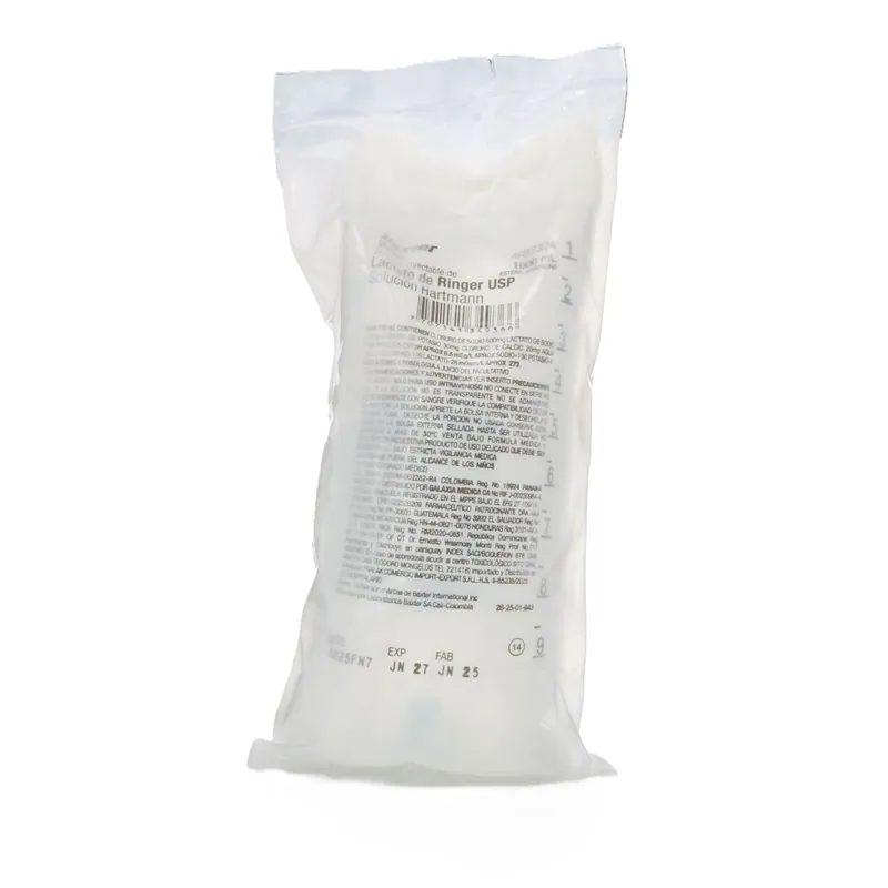 Solución Lactato Ringer 1000 mL Arb2324