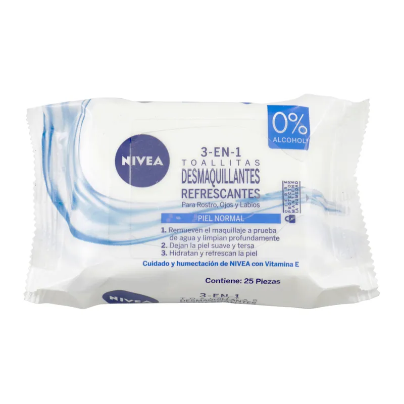 Toa Desmaquilladora Nivea Visage 25 unidades