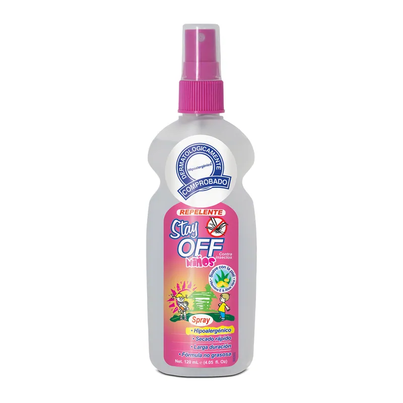 Repelente Stay Off Spray niños 120 mL
