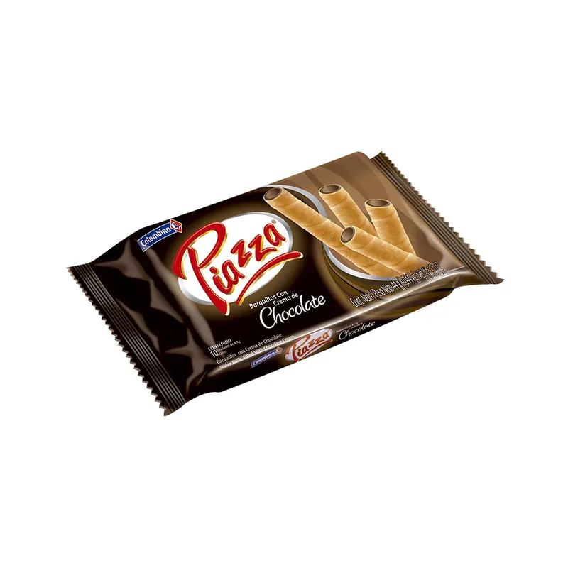 Barquillo Piazza Chocolate 10 unidades R 2643