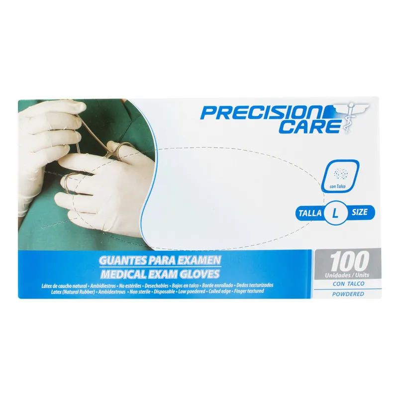 Guante Desech precisión Latex 100 unidades L