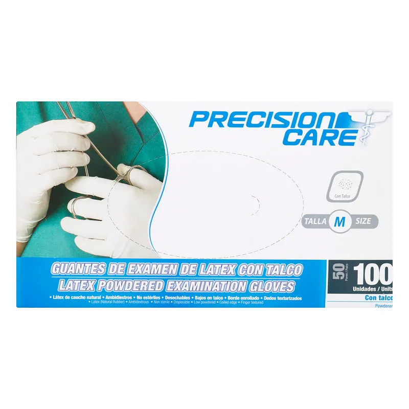 Guante Des precisión Latex 100 unidades M