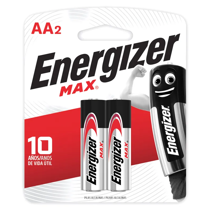 Pila Energizer Max Alkalina Aa 2 unidades
