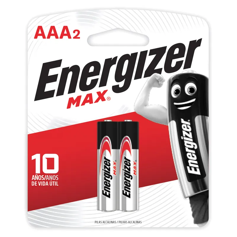 Pila Energizer Max Alkalina Aaa 2 unidades