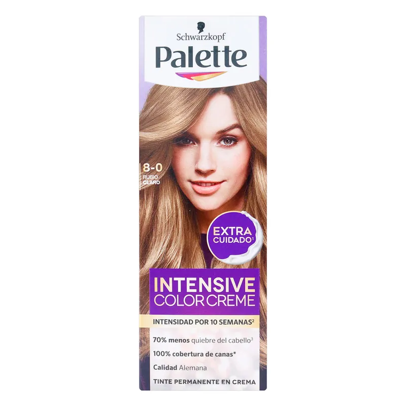 Palette crema Tubo 8-0 Rubio Claro