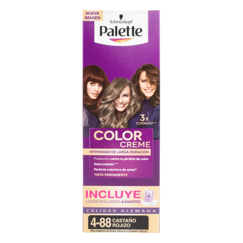 Palette crema Tubo 4-88 castaño Rojizo