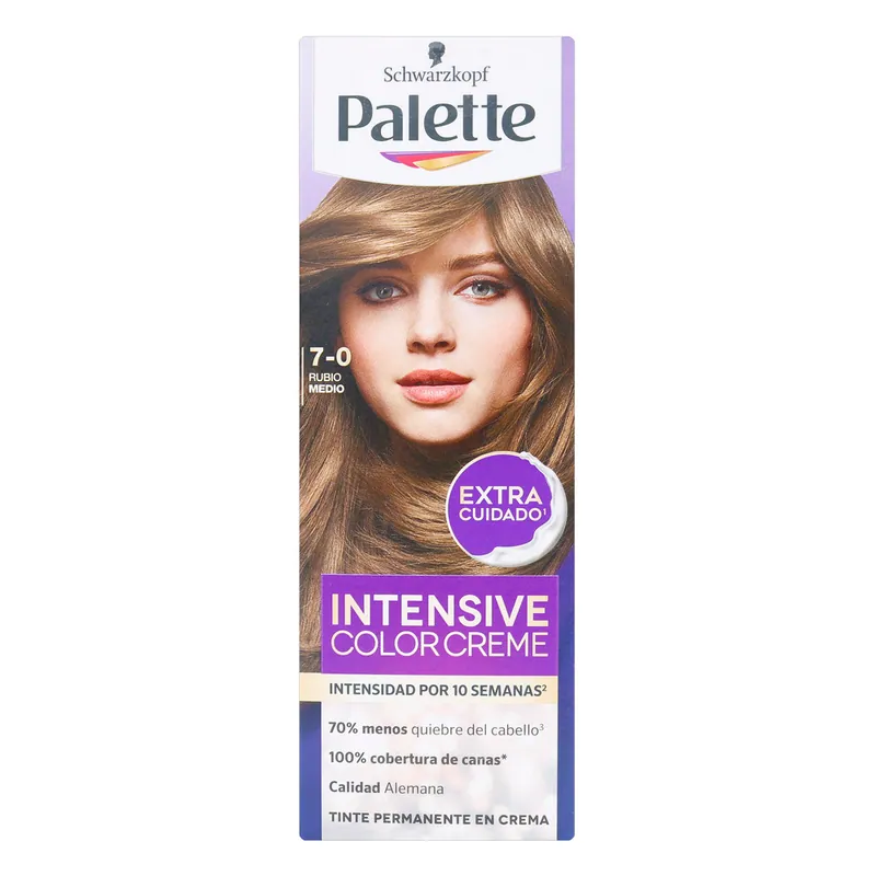Palette crema Tubo 7-0 Rubio Medio