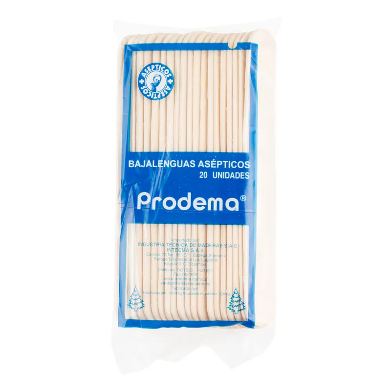 Bajalenguas Prodema 20 unidades R 351