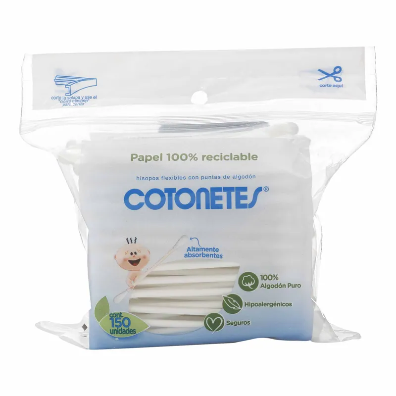 Copitos Cotonetes Jj 150 unidades