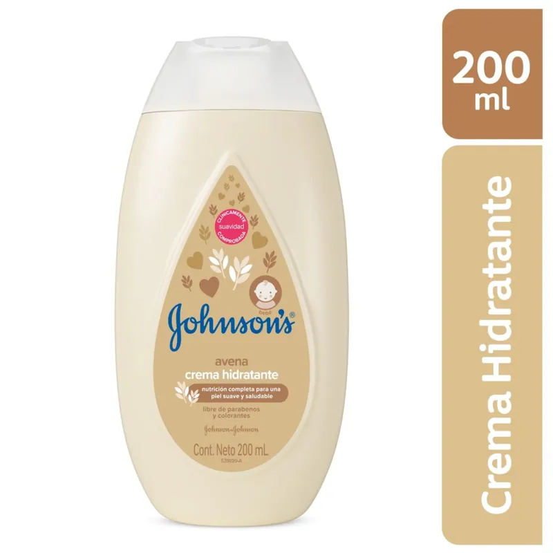Crema Jj Baby Avena 200 mL