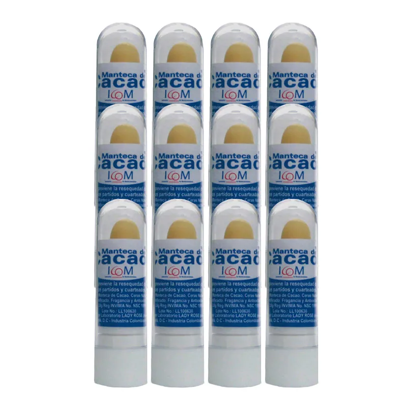 Manteca de Cacao Labial 12 unidades ICOM