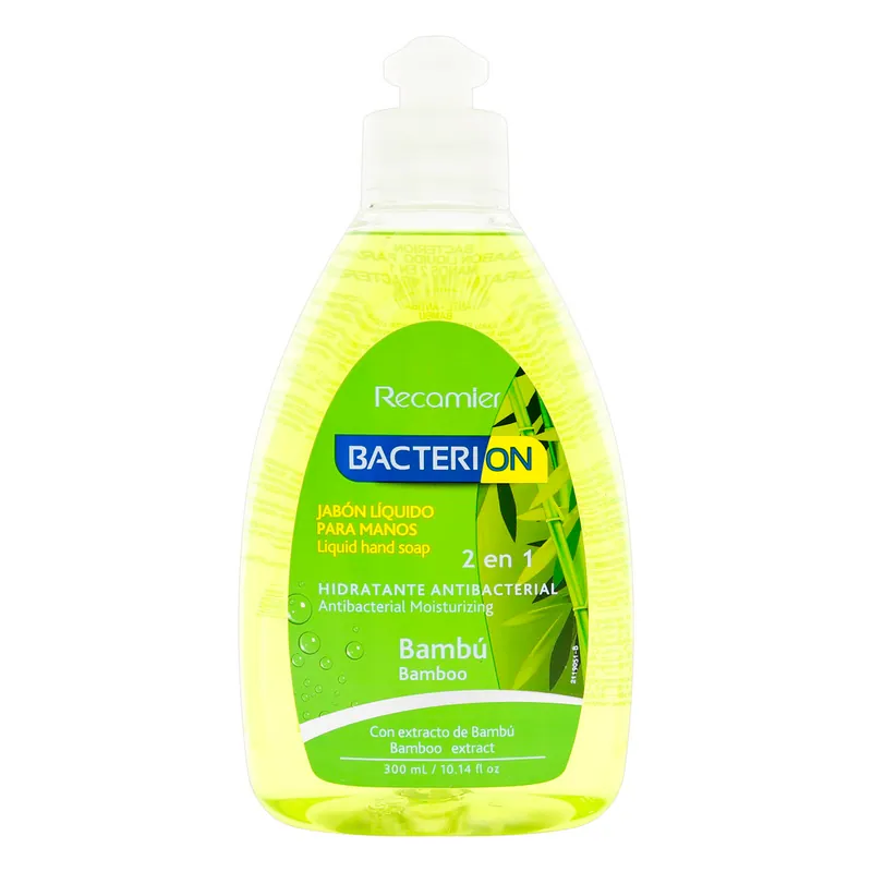 Jabon Bacterion Liquido Bambu 2-1 300 mL