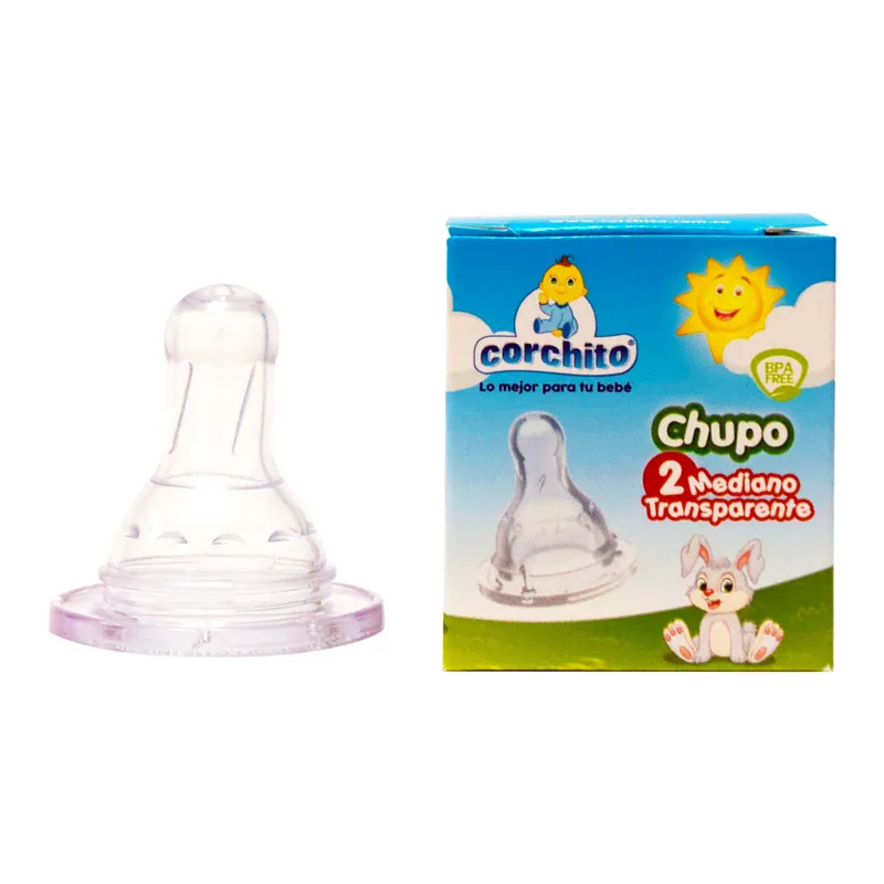 Chupo Corchito Blanco # 2 Med