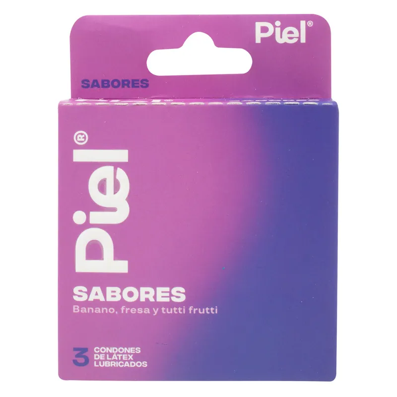 Preserva/condon Piel Sabores 3 unidades